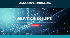 Desktop Screenshot of alexanderdrillinginc.com